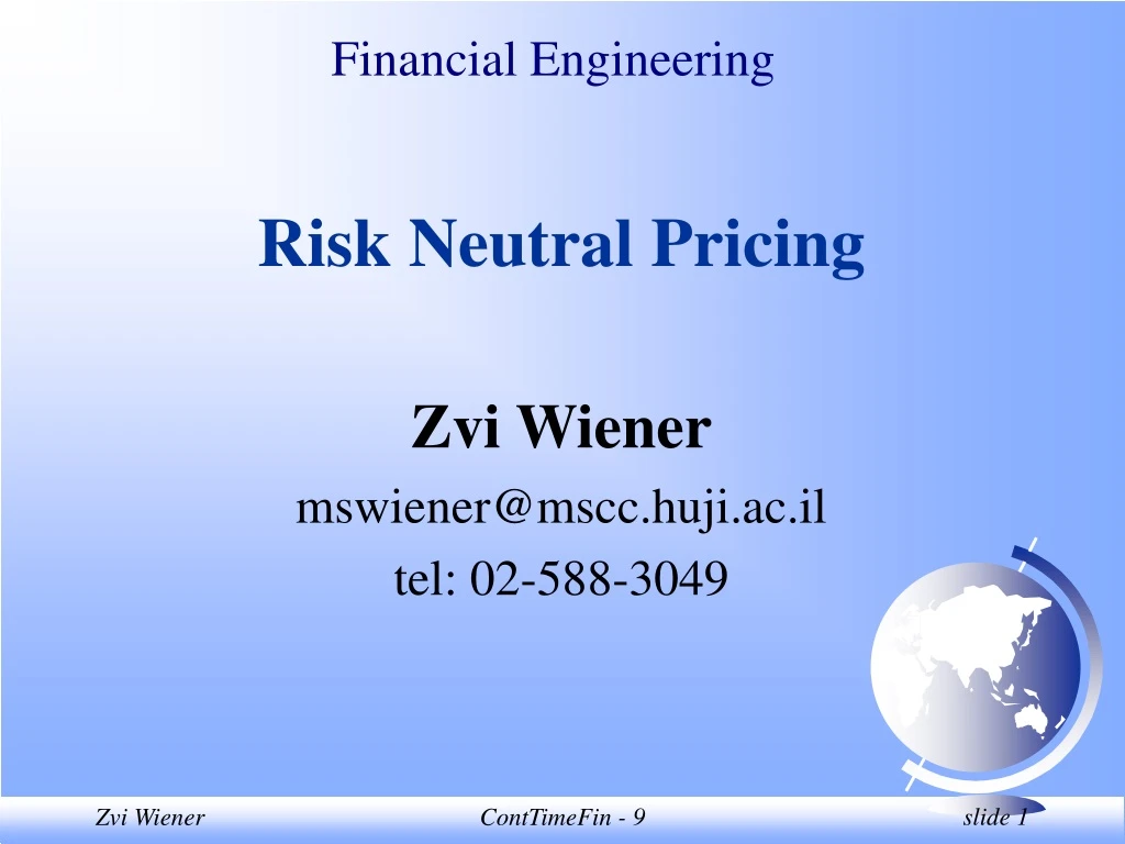 financial engineering