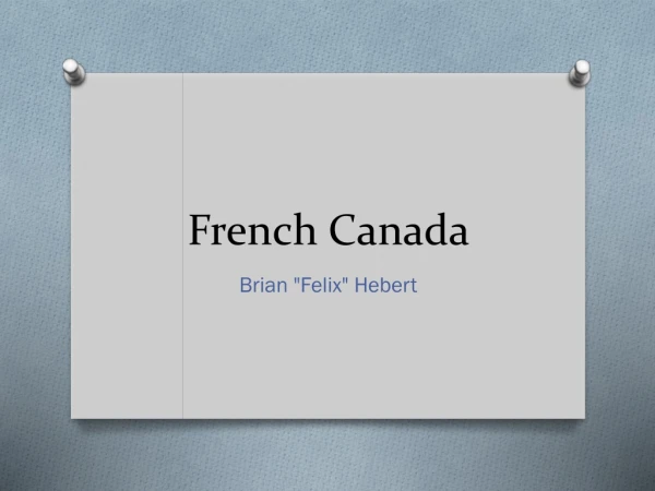 French Canada