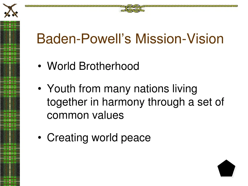 baden powell s mission vision