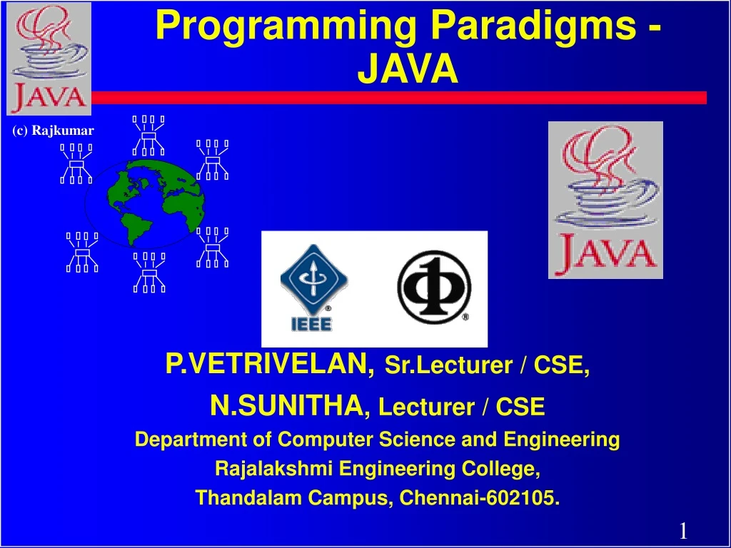 programming paradigms java