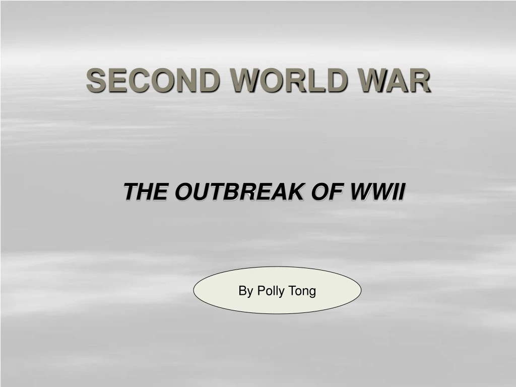 second world war