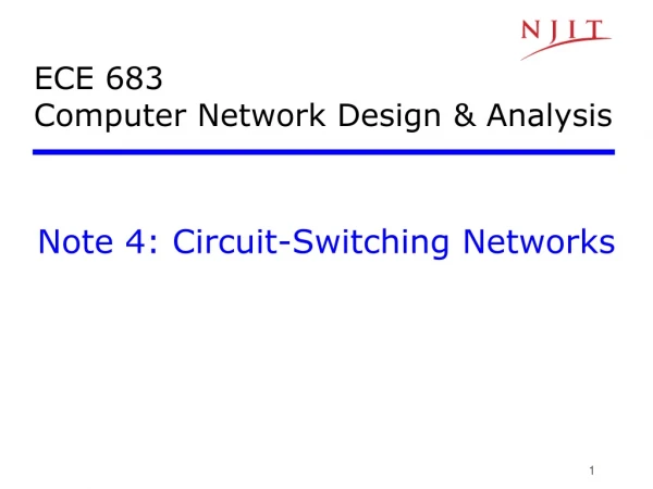 ECE 683 Computer Network Design &amp; Analysis