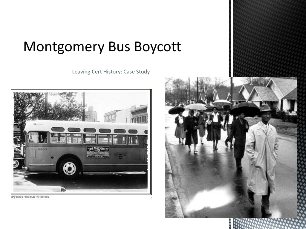 montgomery bus boycott