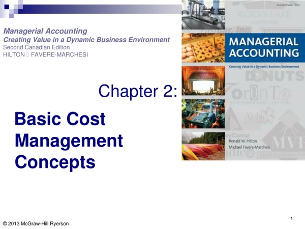 Chapter 2: Basic Cost Management Concepts