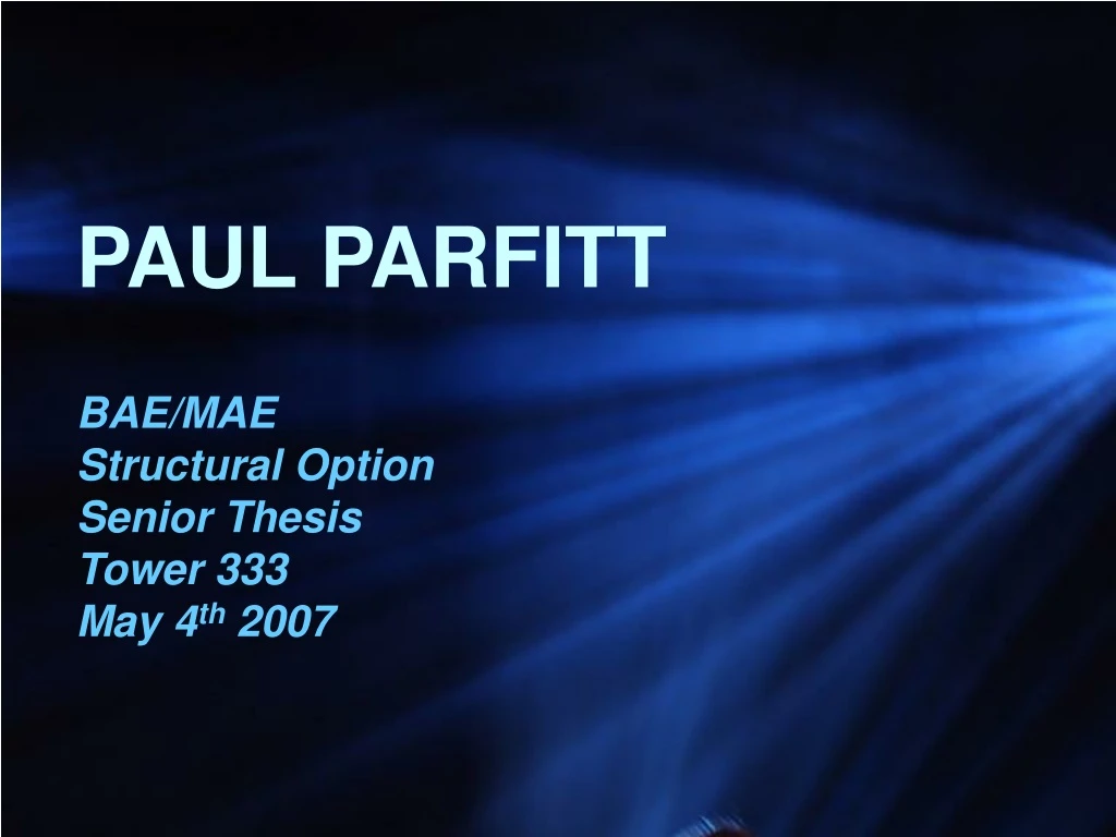 paul parfitt