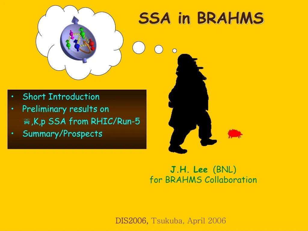 ssa in brahms