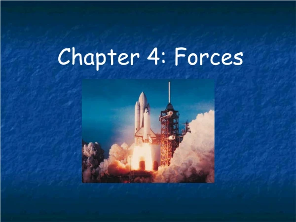 Chapter 4: Forces