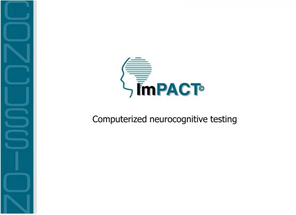 Computerized neurocognitive testing