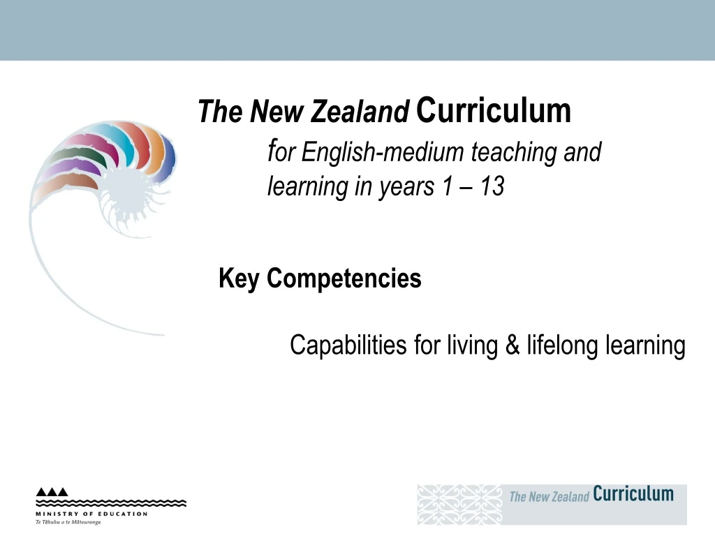 the new zealand curriculum f or english medium teaching and learning in years 1 13