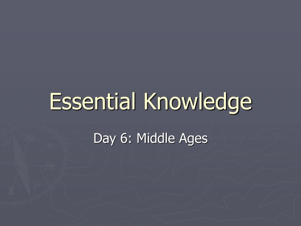 essential knowledge