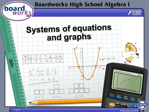 Systems of equations  and graphs