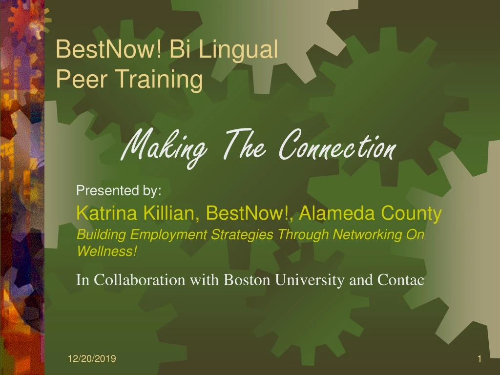 bestnow bi lingual peer training