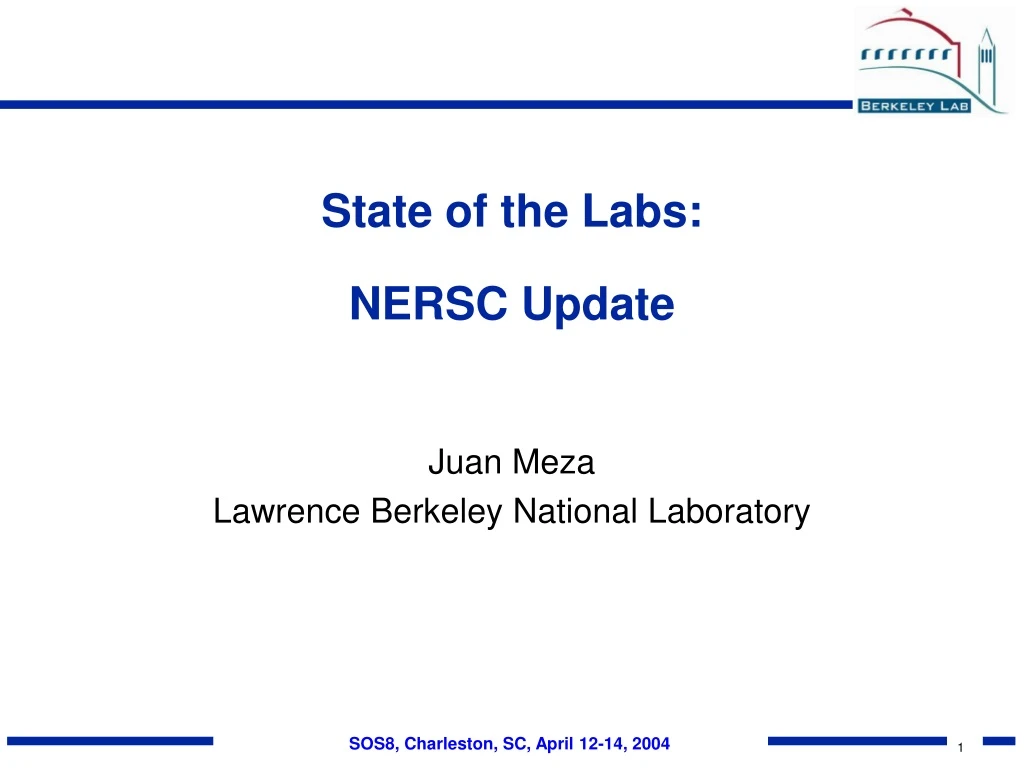 state of the labs nersc update