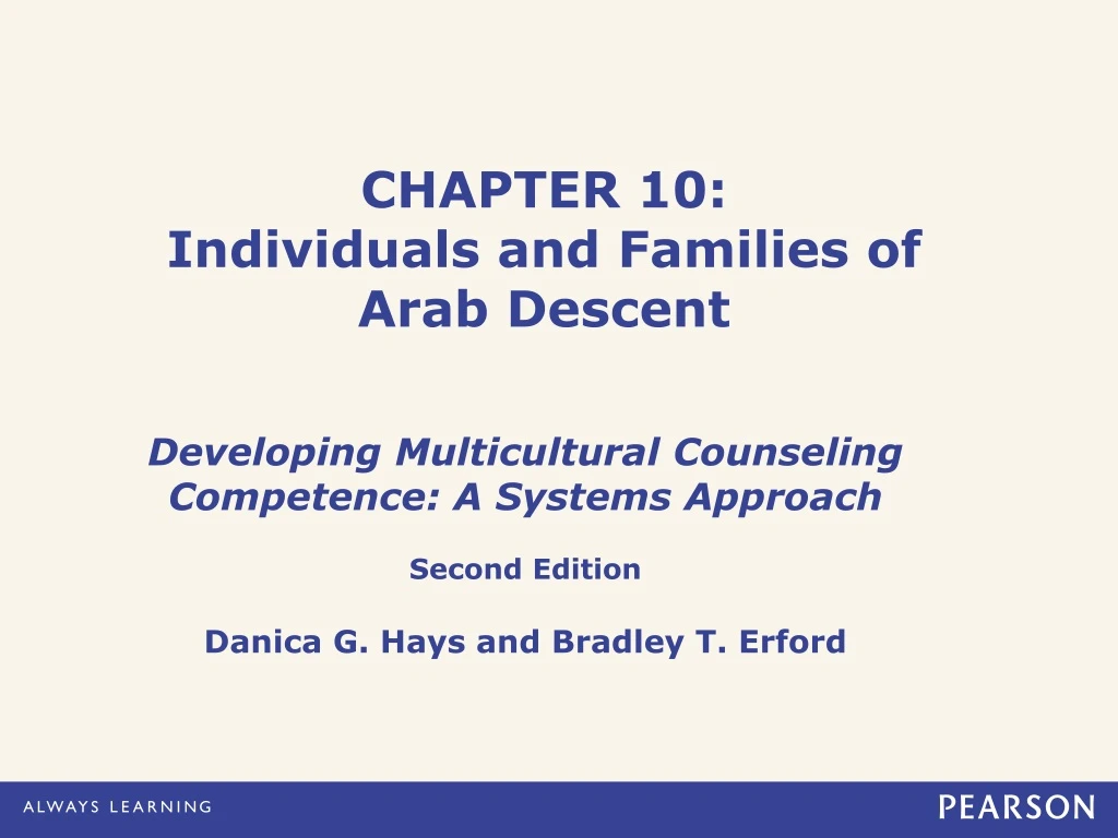 chapter 10 individuals and families of arab descent