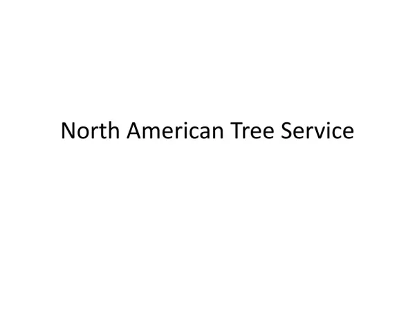 North American Tree Service