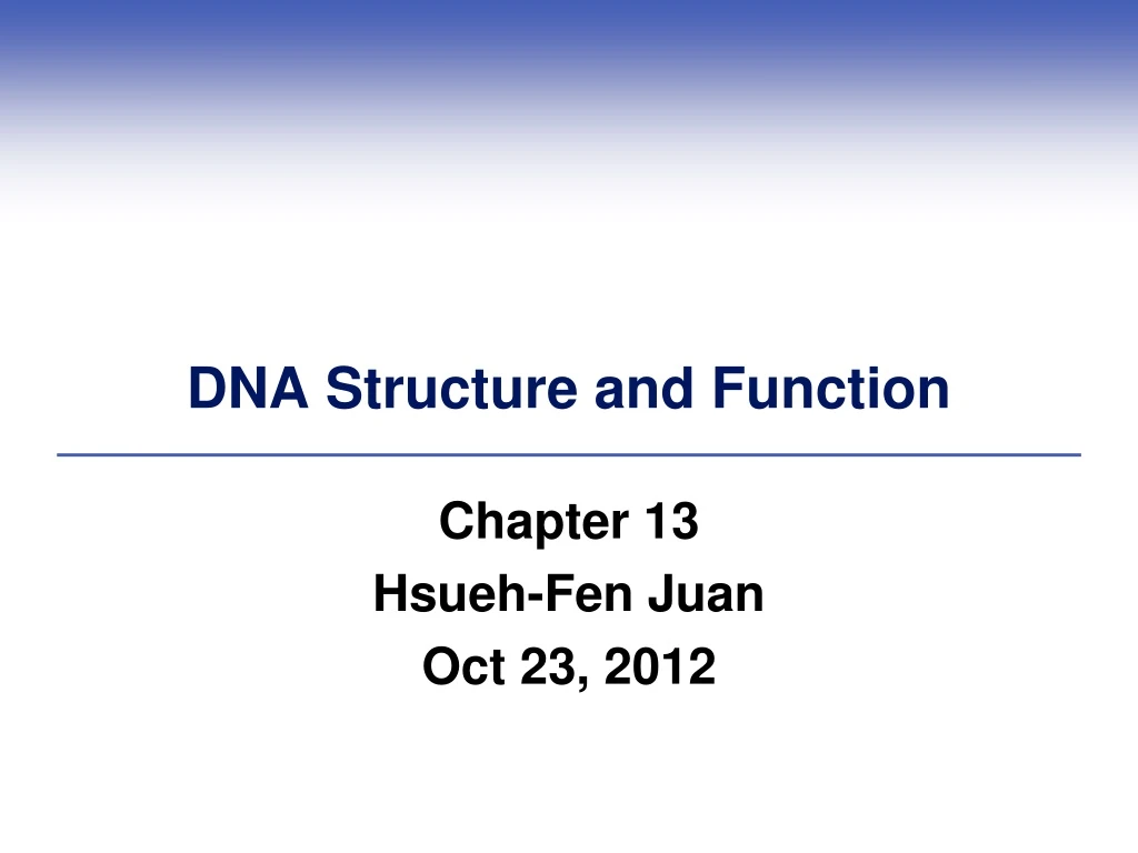 dna structure and function