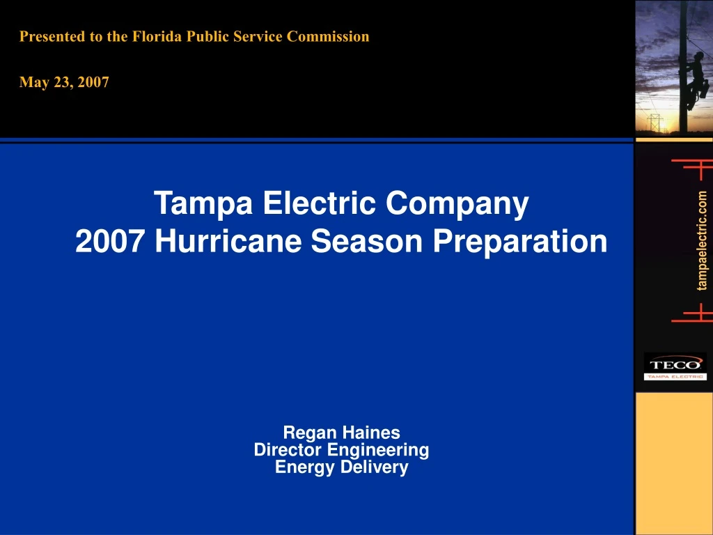 presented to the florida public service