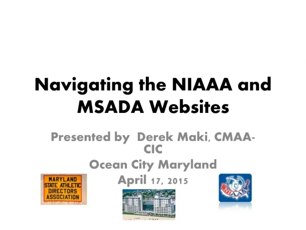 Navigating the NIAAA and MSADA Websites