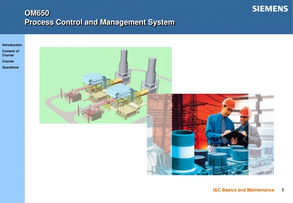 OM650 Process Control and Management System