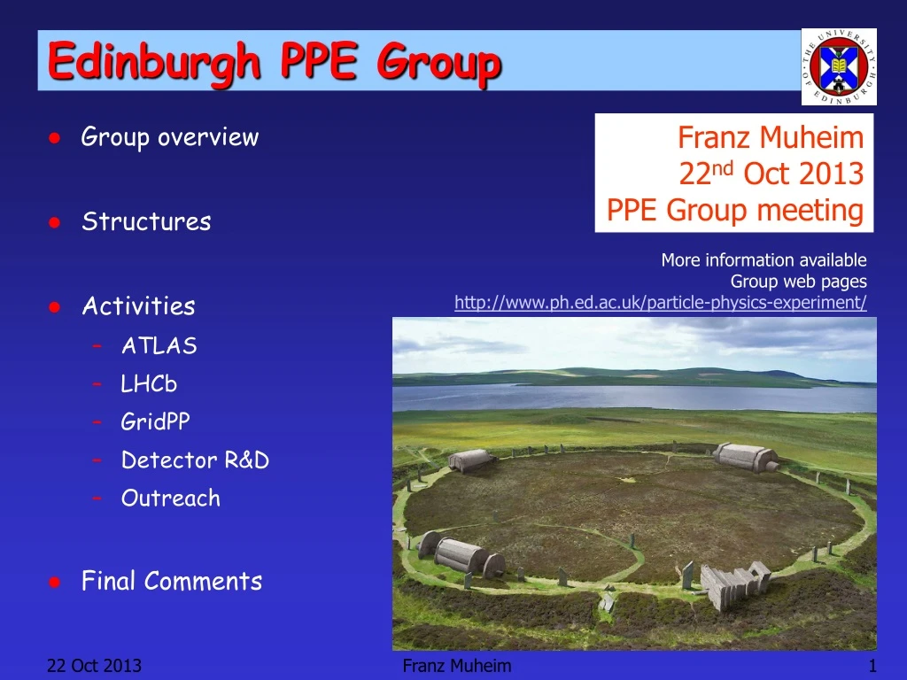 edinburgh ppe group