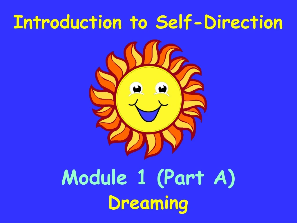 module 1 part a dreaming