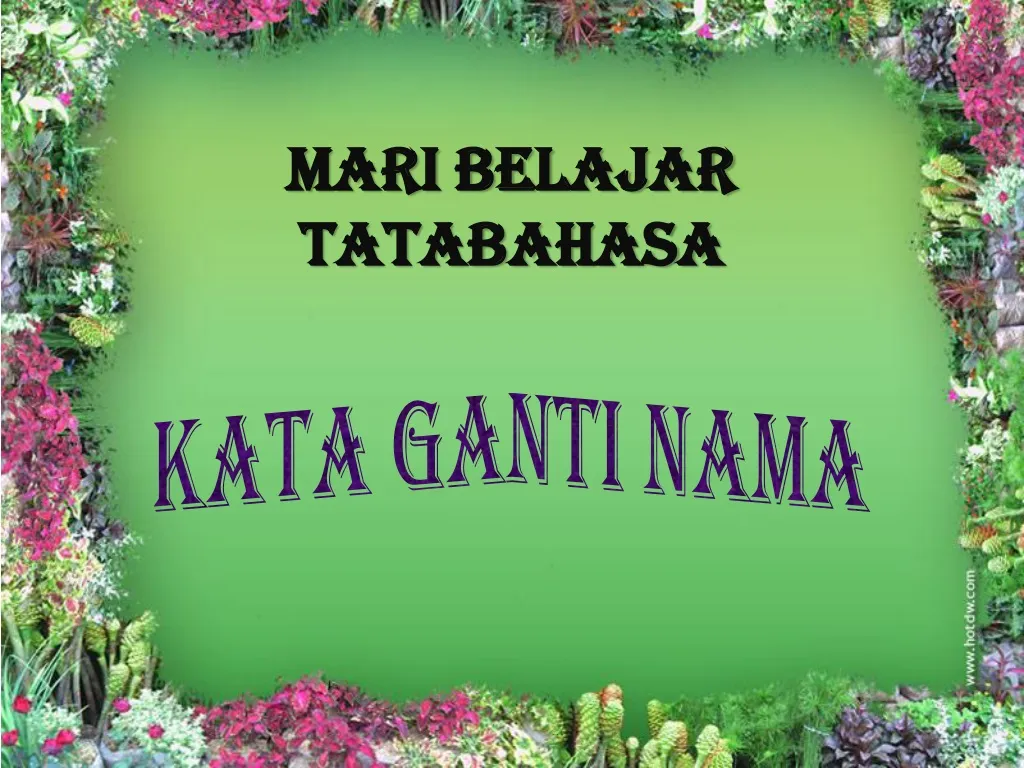 mari belajar tatabahasa