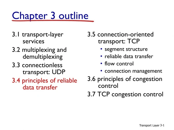 chapter 3 outline