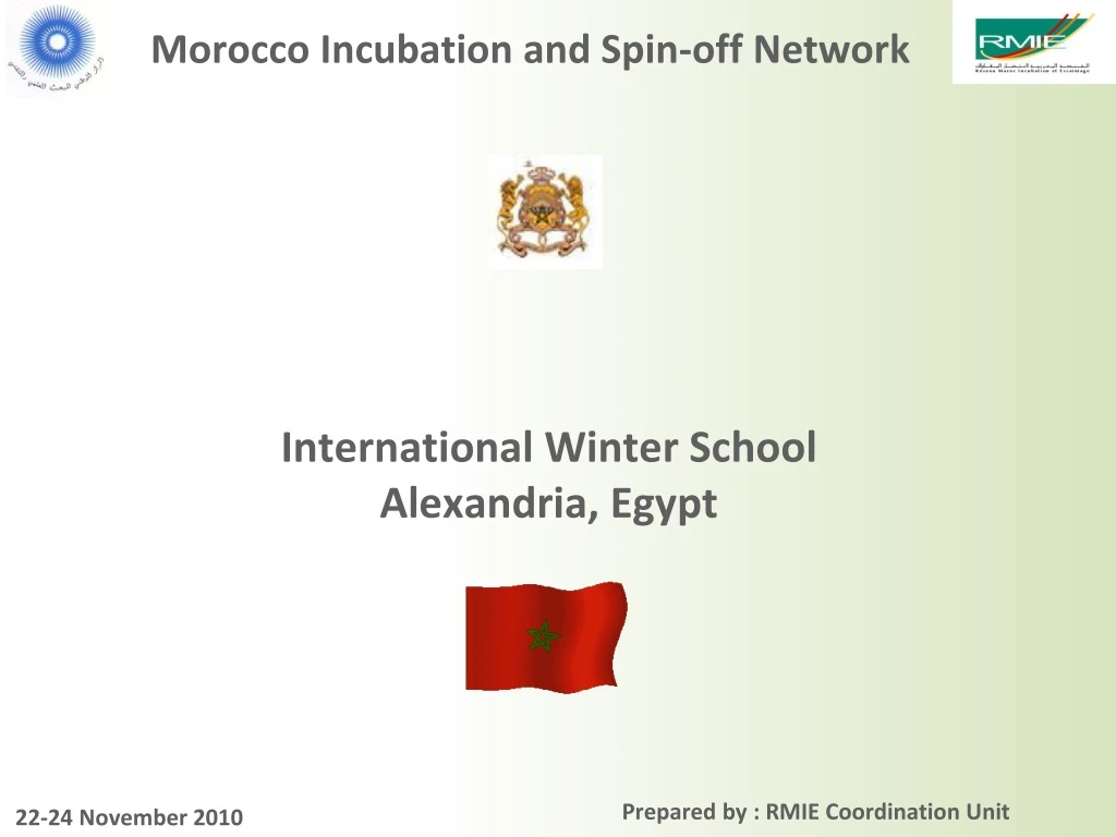 morocco incubation and spin off network