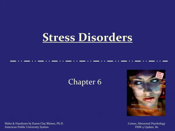 Stress Disorders