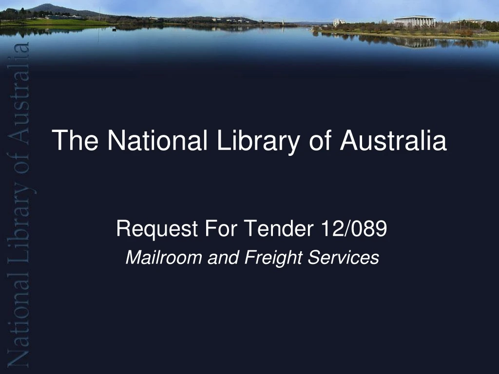 the national library of australia