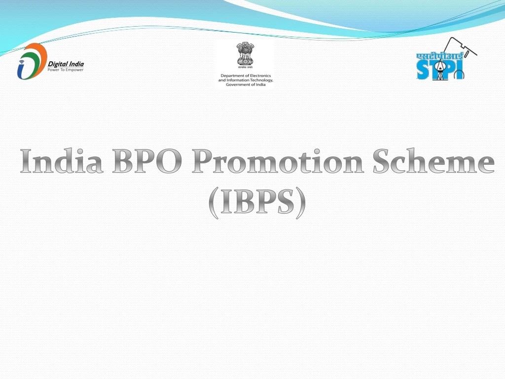 india bpo promotion scheme ibps
