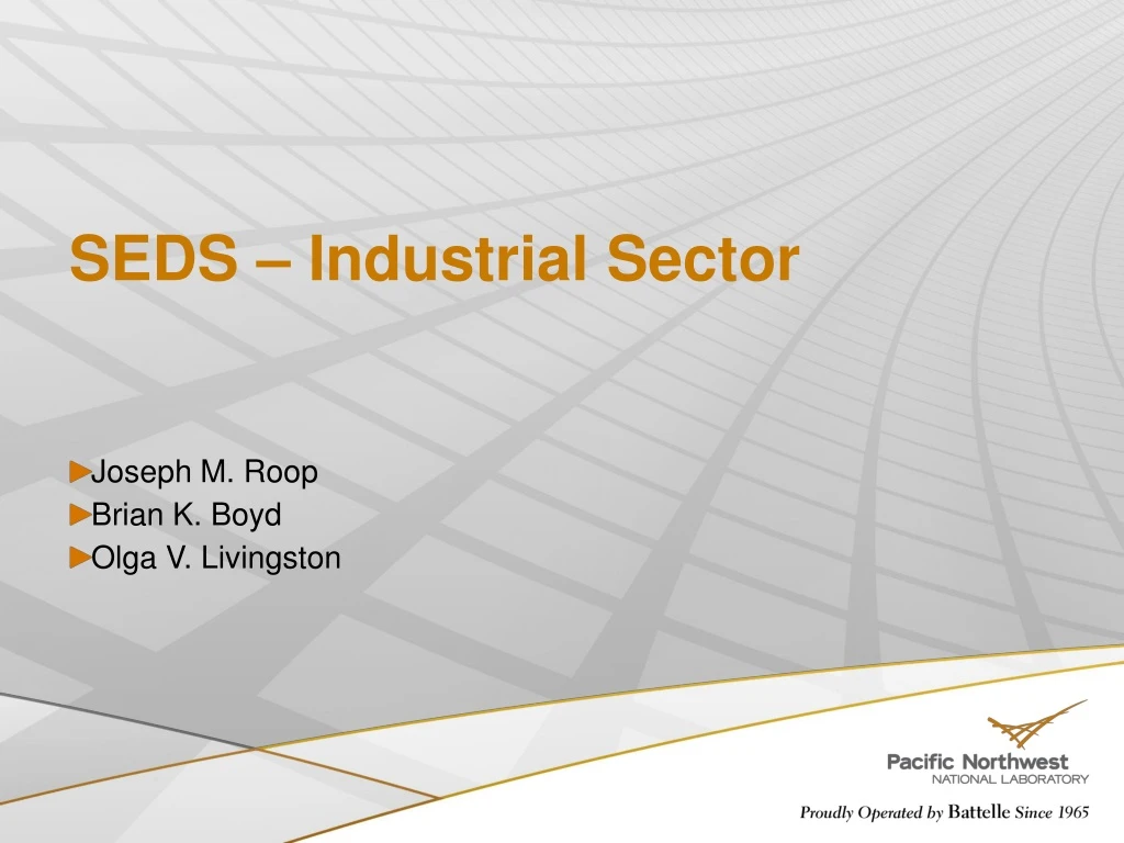 seds industrial sector