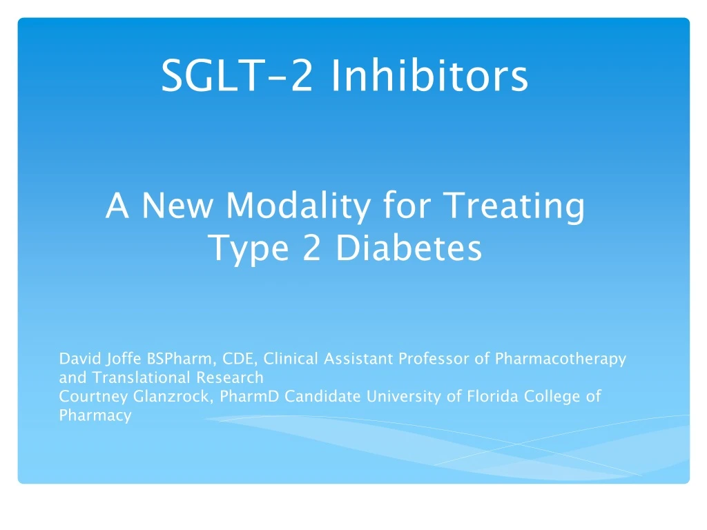 sglt 2 inhibitors