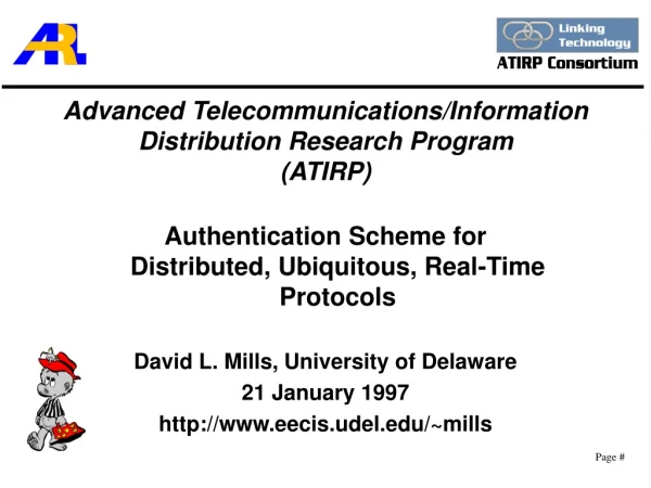 Advanced Telecommunications/Information Distribution Research Program  (ATIRP)