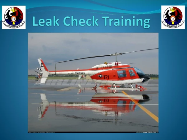 Leak Check Training