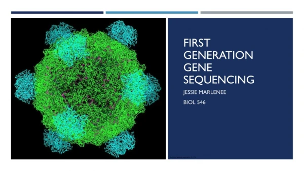 First generation Gene Sequencing