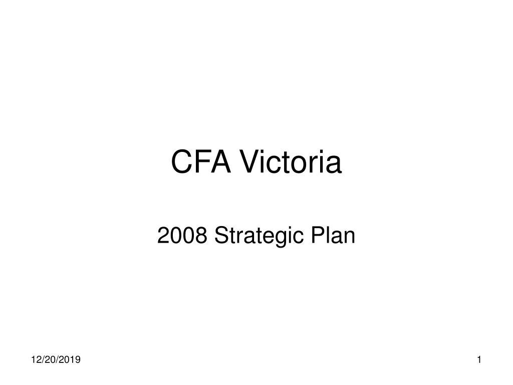 cfa victoria