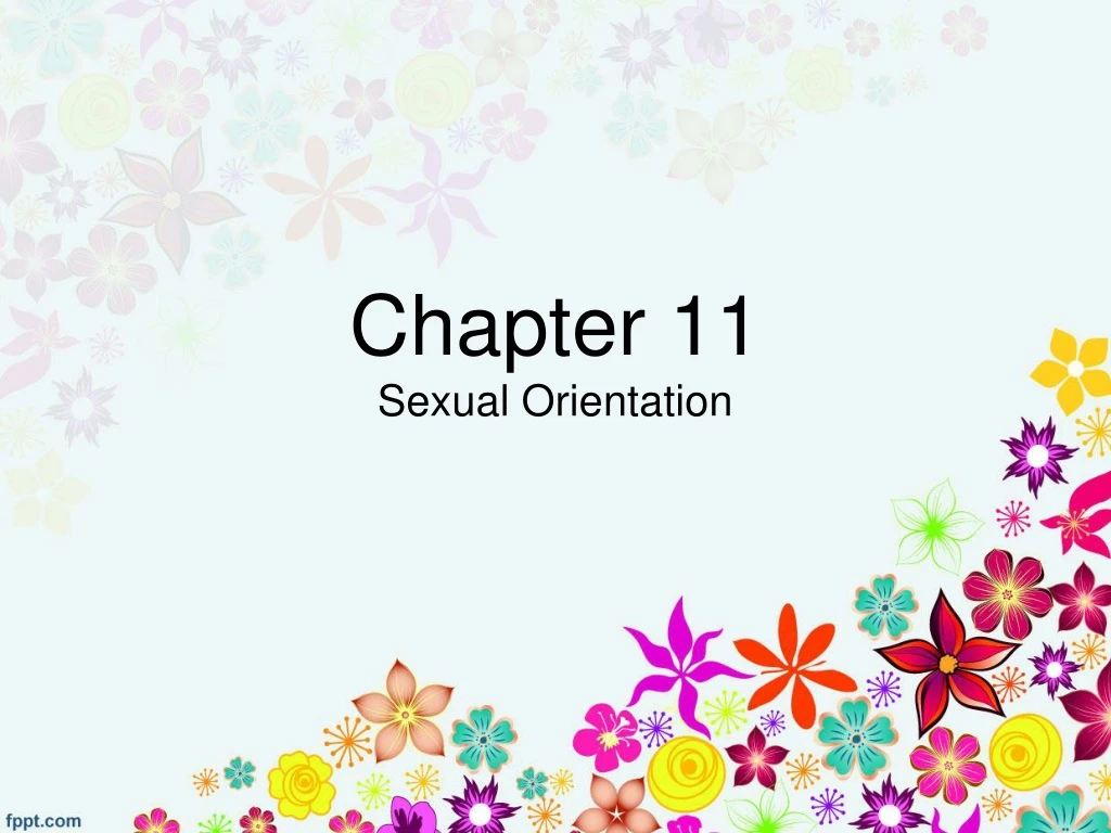 chapter 11 sexual orientation