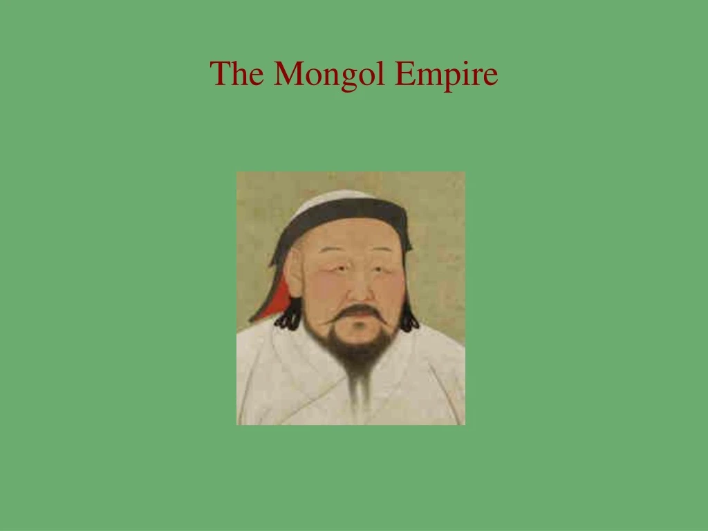 the mongol empire