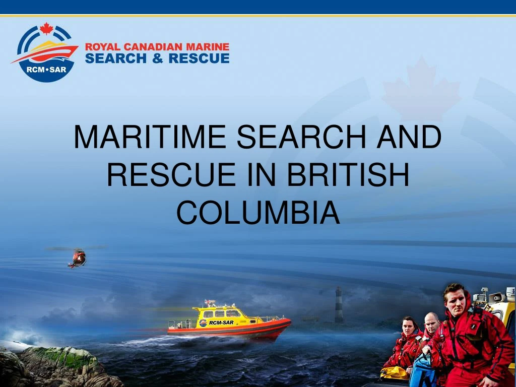 maritime search and rescue in british columbia