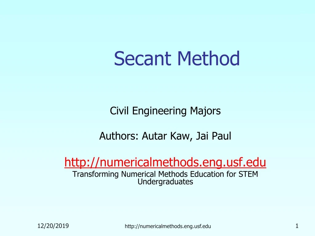 secant method