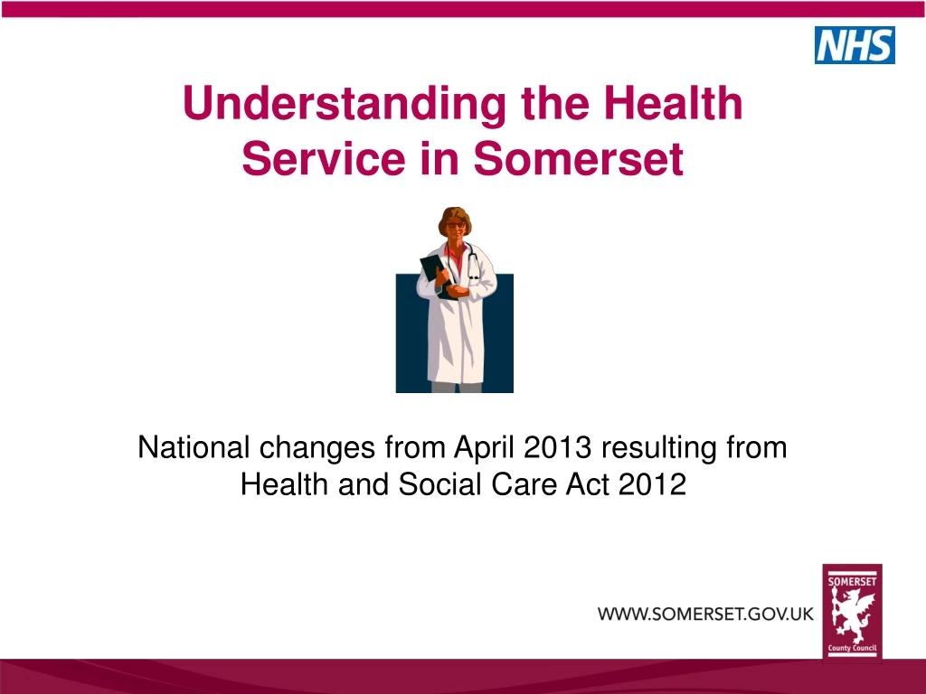 understanding the health service in somerset