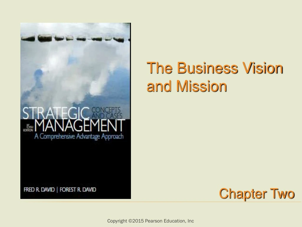 the business vision and mission chapter two