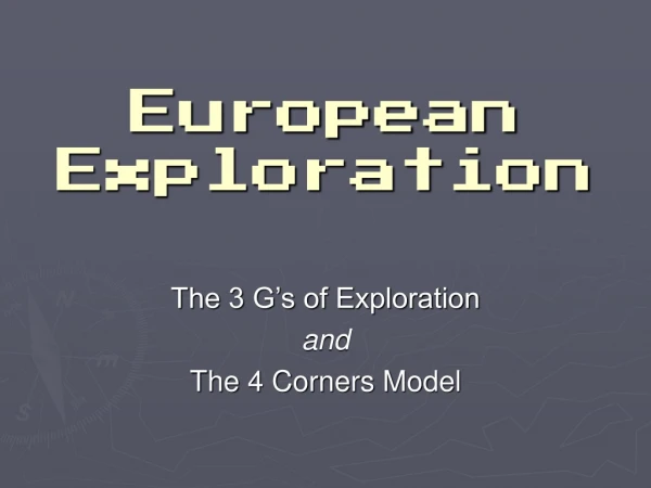 European Exploration