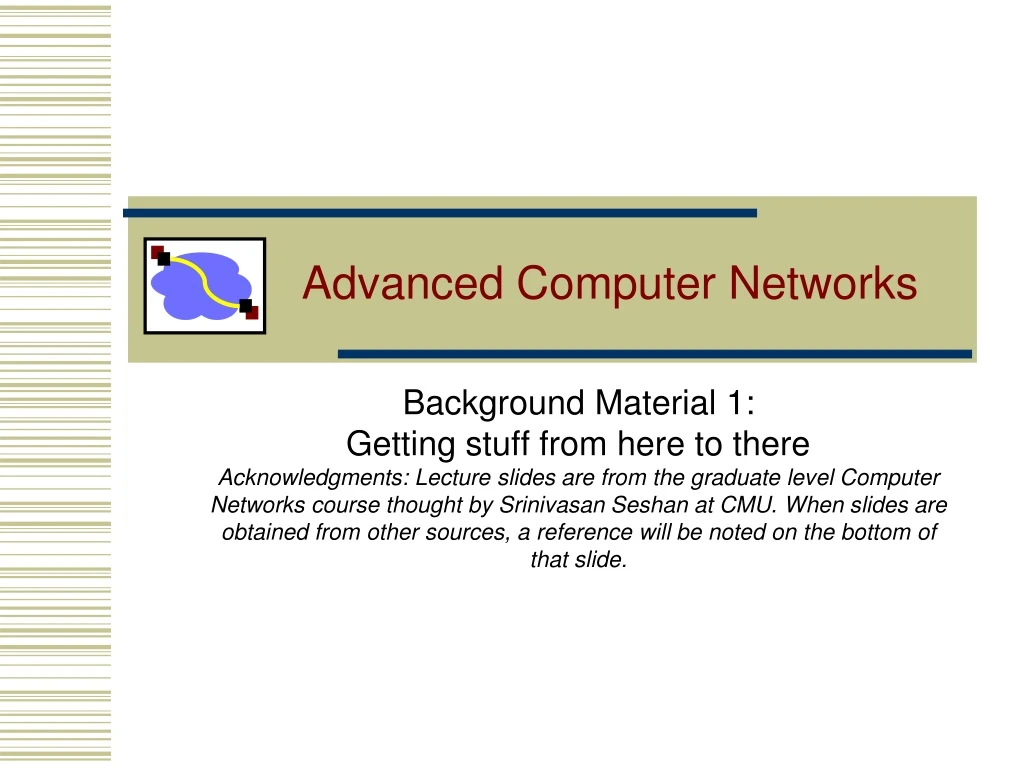 advanced computer networks