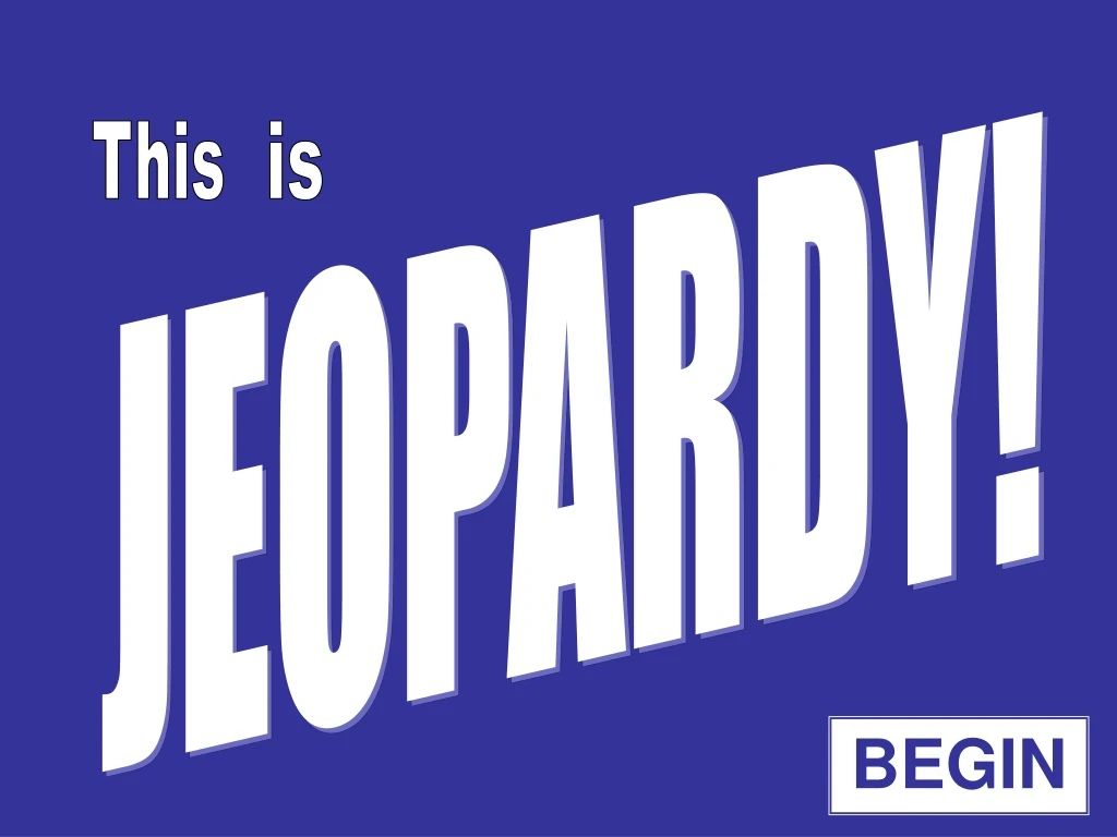 jeopardy