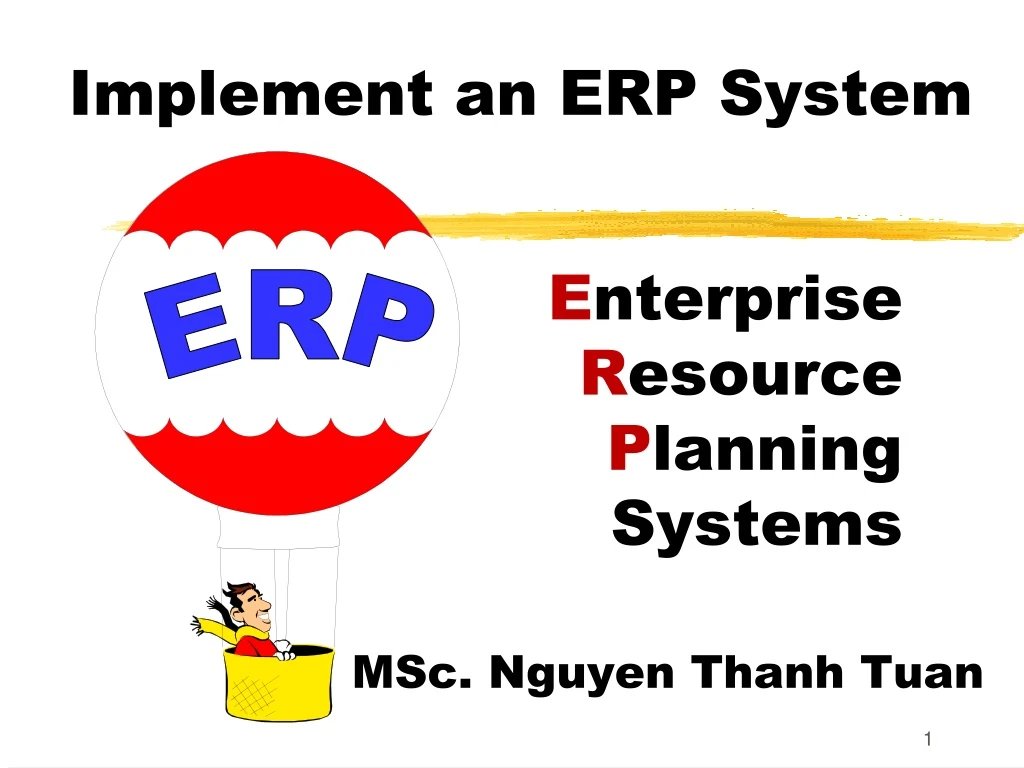 implement an erp system