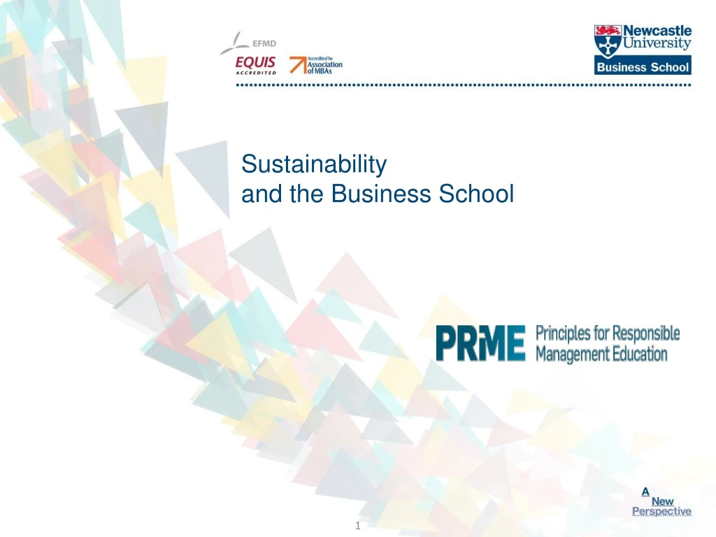 sustainability and the business school