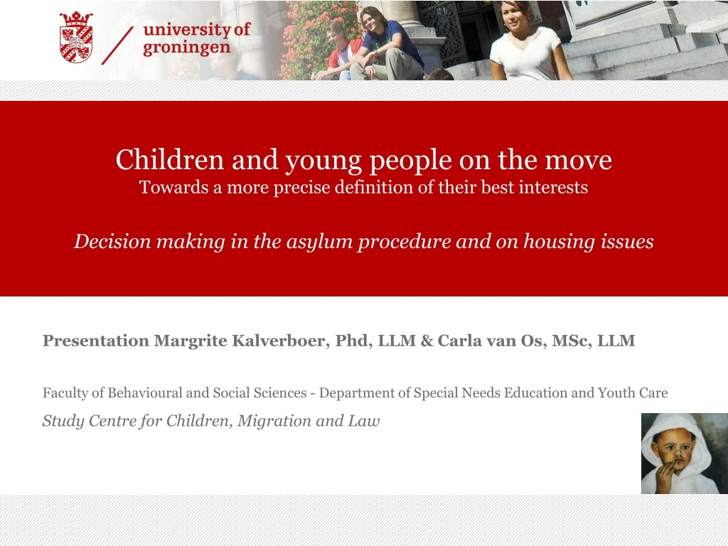 children and young people on the move towards