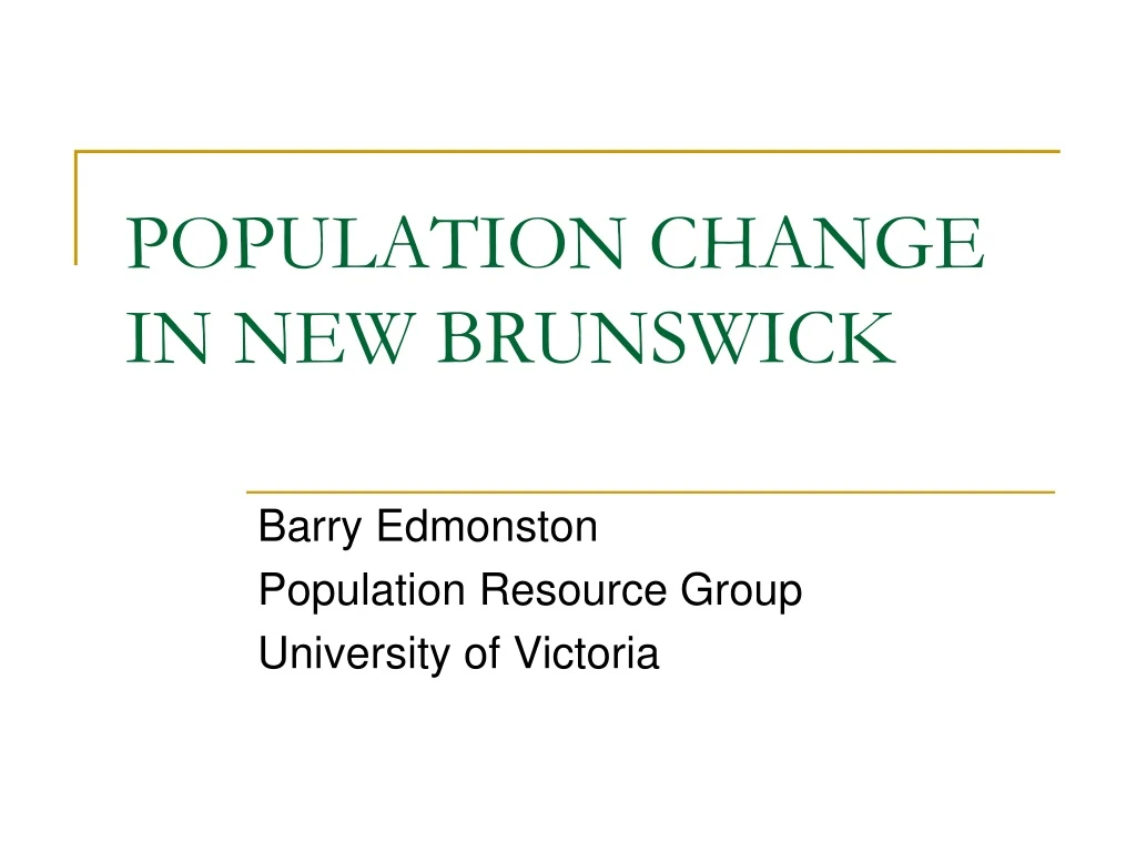 population change in new brunswick